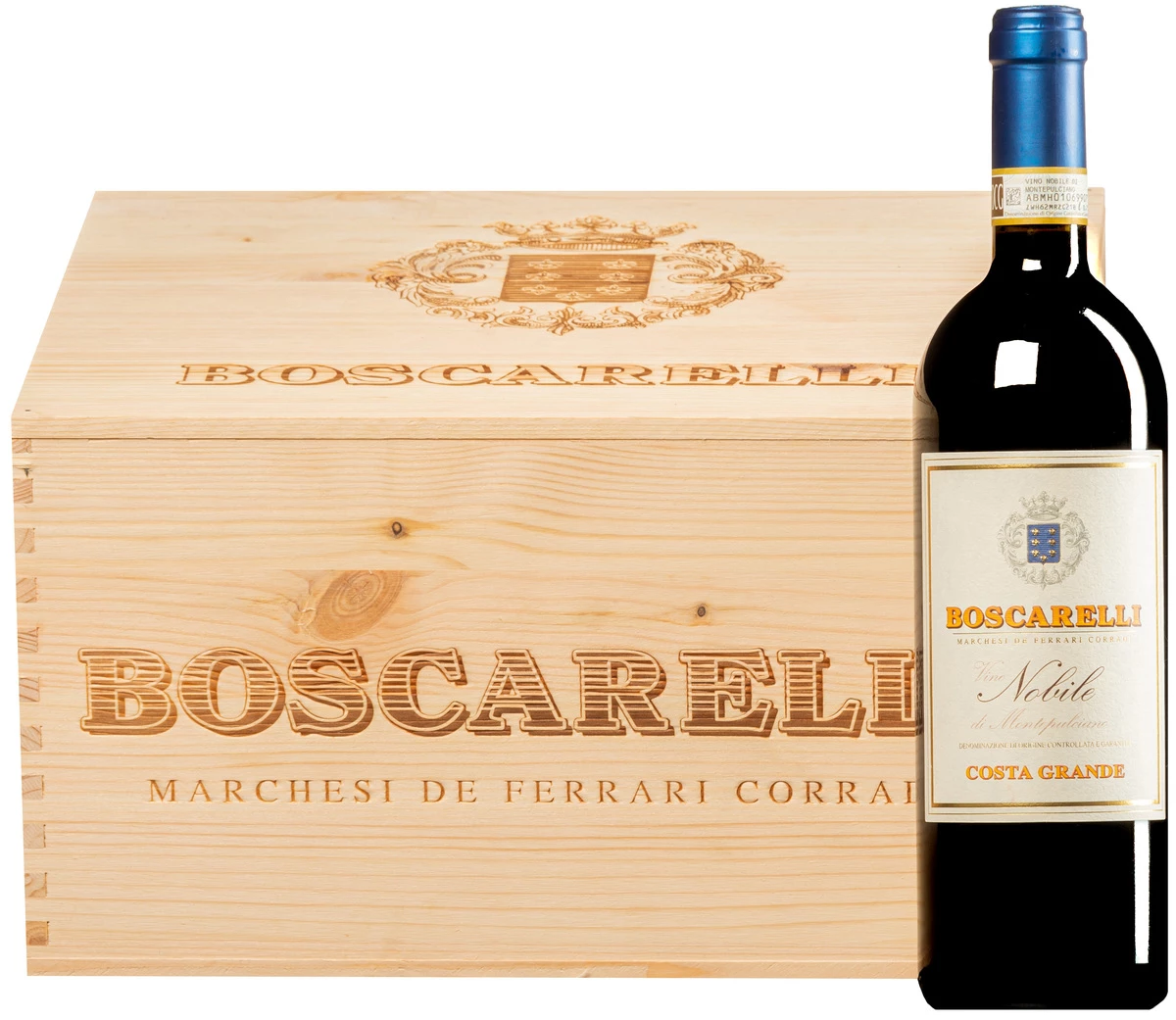 “Costa Grande” Vino Nobile Di Montepulciano DOCG 2018 · 6 Flaschen In Original-Holzkiste 1 “Costa Grande” Vino Nobile Di Montepulciano DOCG 2018 · 6 Flaschen In Original-Holzkiste