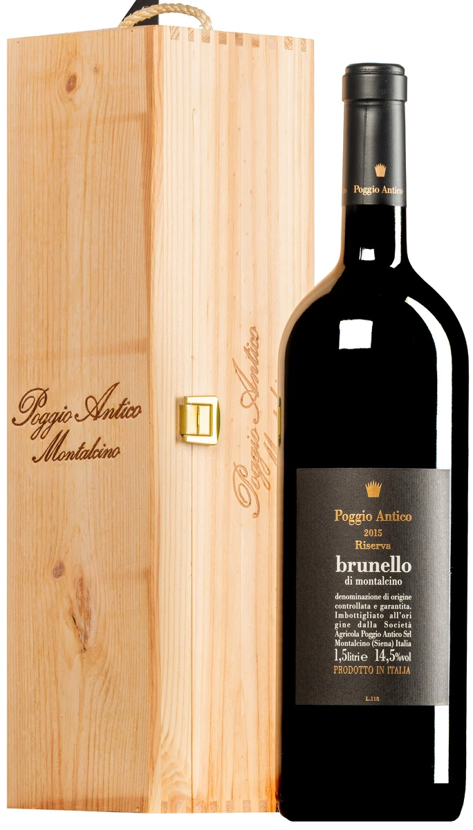 Brunello Di Montalcino Riserva DOCG 2015 · MAGNUM In Original-Holzkiste 1 Brunello Di Montalcino Riserva DOCG 2015 · MAGNUM In Original-Holzkiste