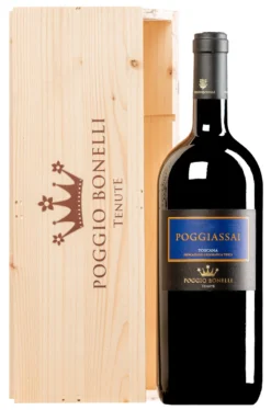 “Poggiassai” Rosso Toscana IGT 2018 · MAGNUM In Original-Holzkiste