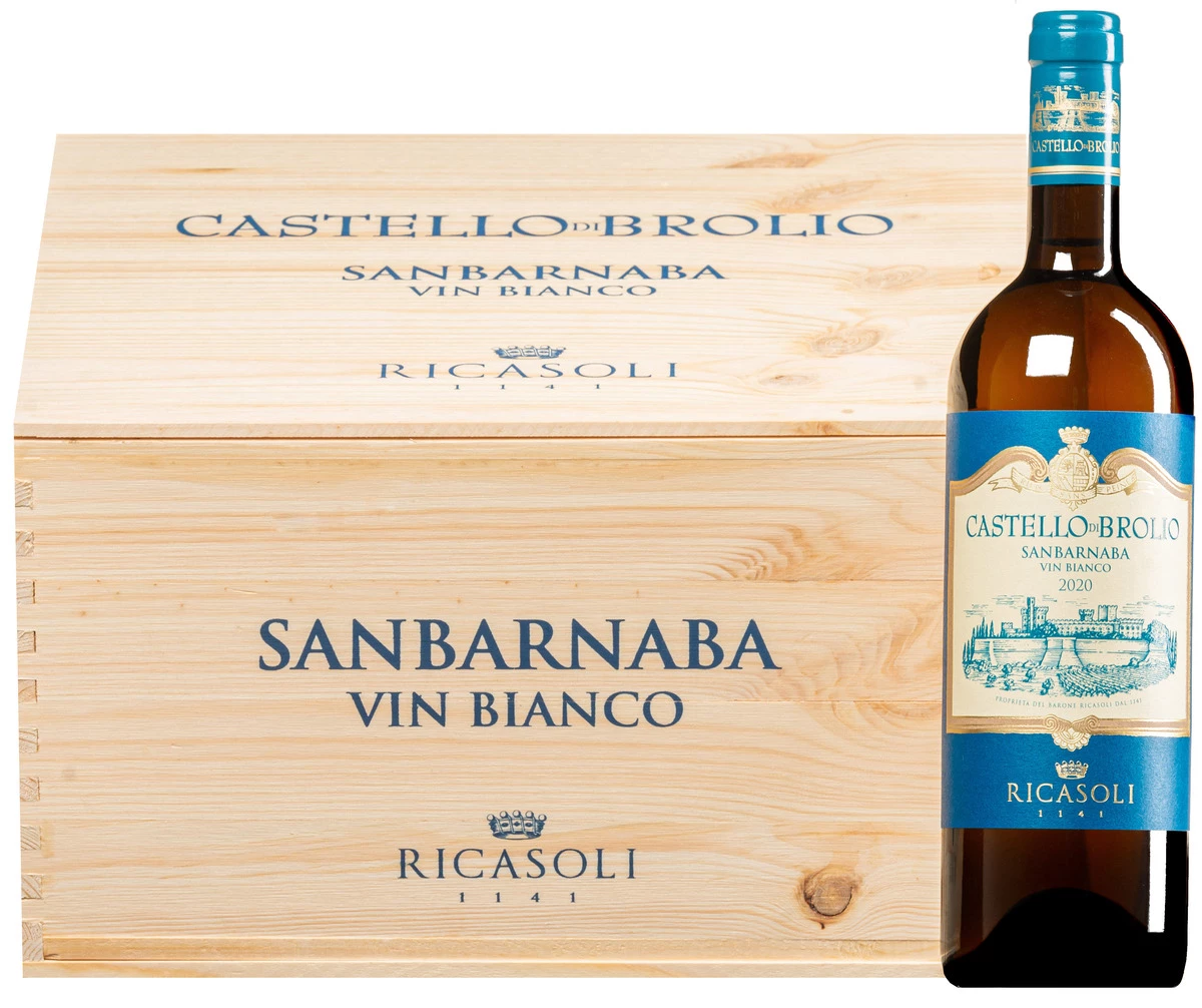 “Sanbarnaba” Bianco Toscana IGT 2020 · 6 Flaschen In Original-Holzkiste 1 “Sanbarnaba” Bianco Toscana IGT 2020 · 6 Flaschen In Original-Holzkiste