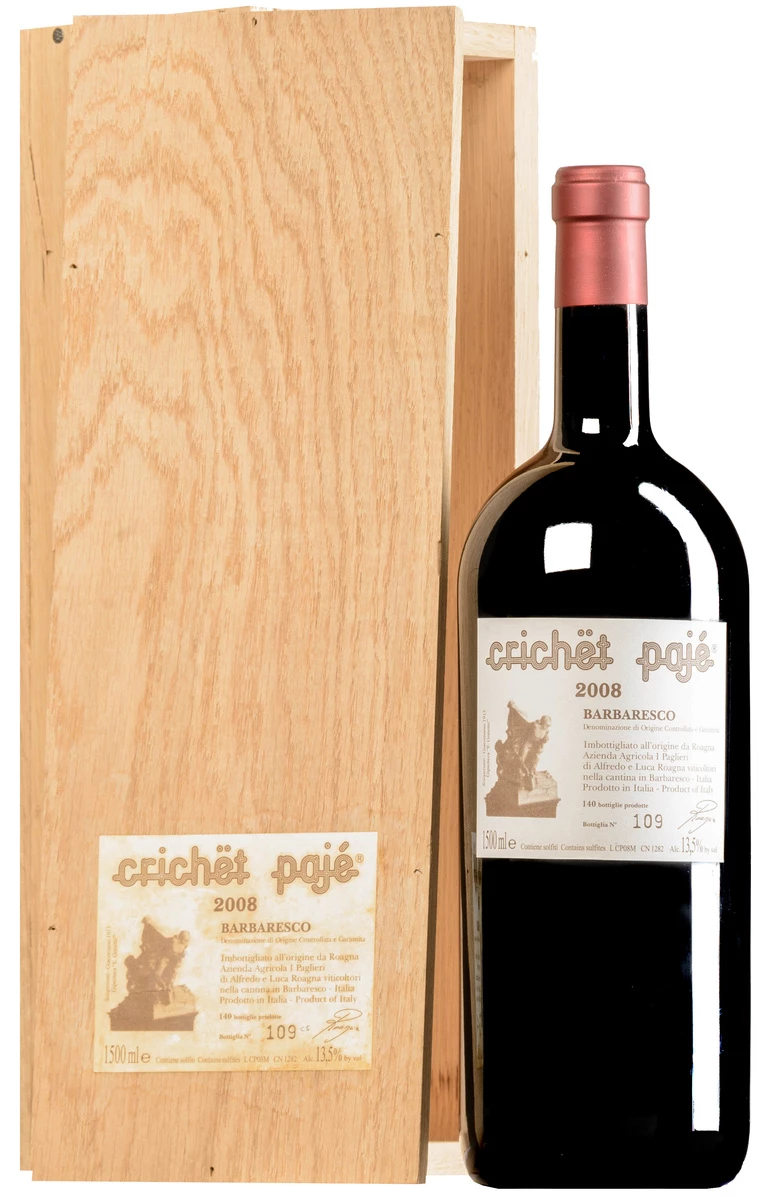 Barbaresco Crichët Pajé DOCG 2008 · MAGNUM In Original-Holzkiste 1 Barbaresco Crichët Pajé DOCG 2008 · MAGNUM In Original-Holzkiste