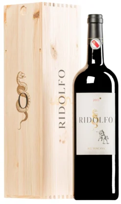 “Ridolfo” Rosso Toscano IGT 2015 (BIO) · MAGNUM In Original-Holzkiste