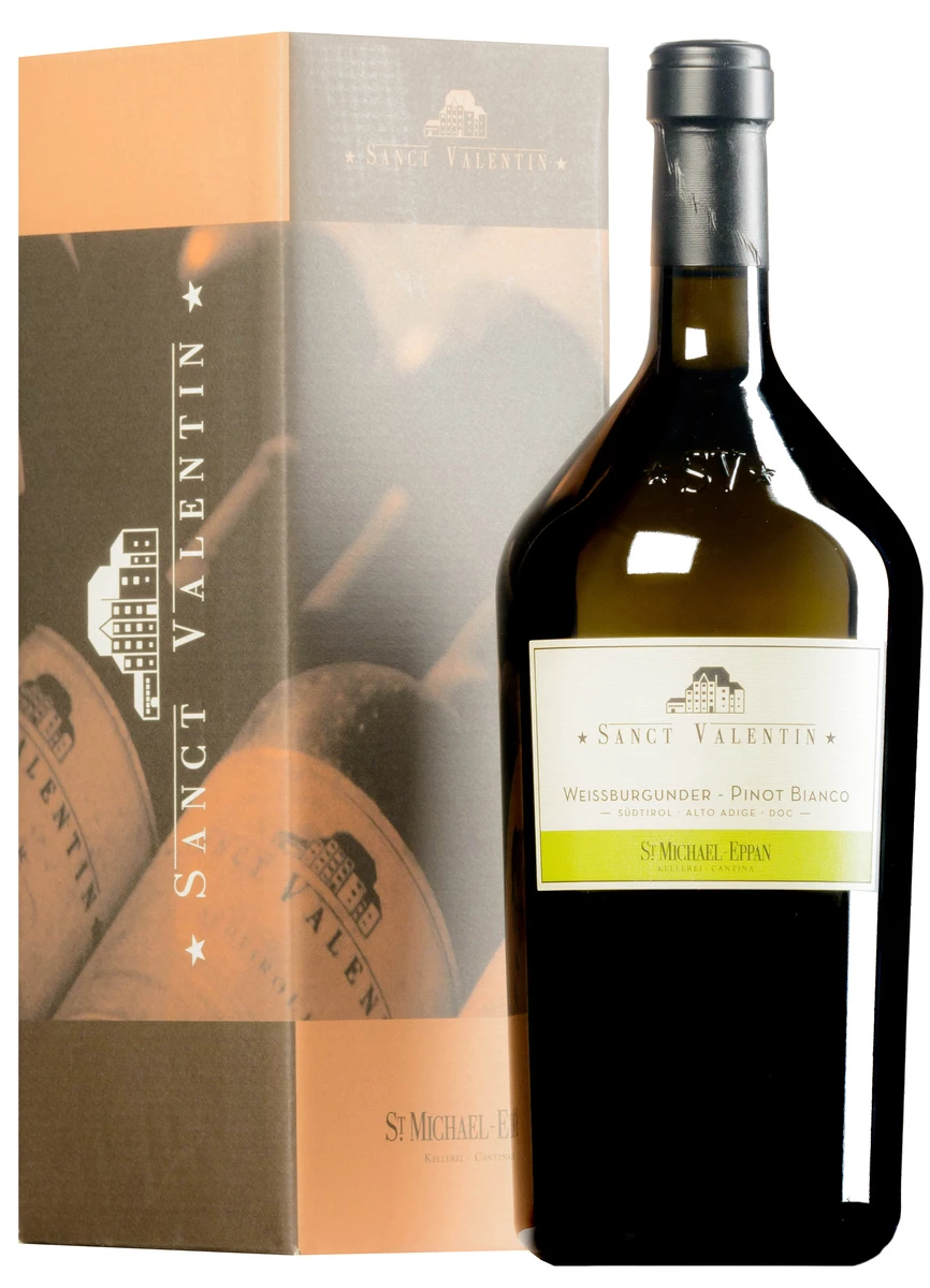 “St. Valentin” Pinot Bianco Alto Adige DOC 2021 · MAGNUM In Geschenkkarton 1 “St. Valentin” Pinot Bianco Alto Adige DOC 2021 · MAGNUM In Geschenkkarton