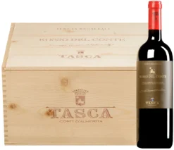 “Rosso Del Conte” Sicilia Contea Di Sclafani DOC 2013 · 6 Flaschen In Original-Holzkiste