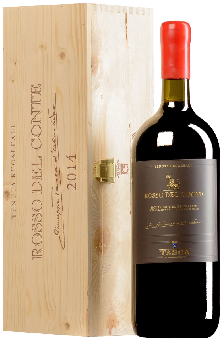 “Rosso Del Conte” Sicilia Contea Di Sclafani DOC 2014 · MAGNUM In Original-Holzkiste 1 “Rosso Del Conte” Sicilia Contea Di Sclafani DOC 2014 · MAGNUM In Original-Holzkiste