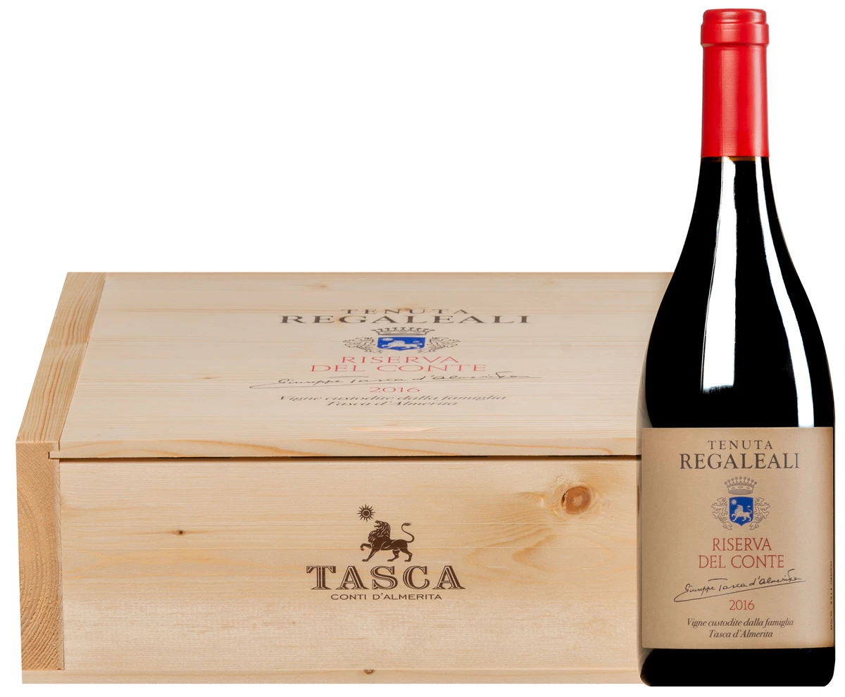 “Riserva Del Conte” Contea Di Sclafani DOC 2016 · 3 Flaschen In Original-Holzkiste 1 “Riserva Del Conte” Contea Di Sclafani DOC 2016 · 3 Flaschen In Original-Holzkiste