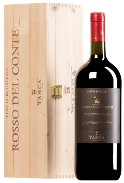 “Rosso Del Conte” Sicilia Contea Di Sclafani DOC 2015 · MAGNUM In Original-Holzkiste