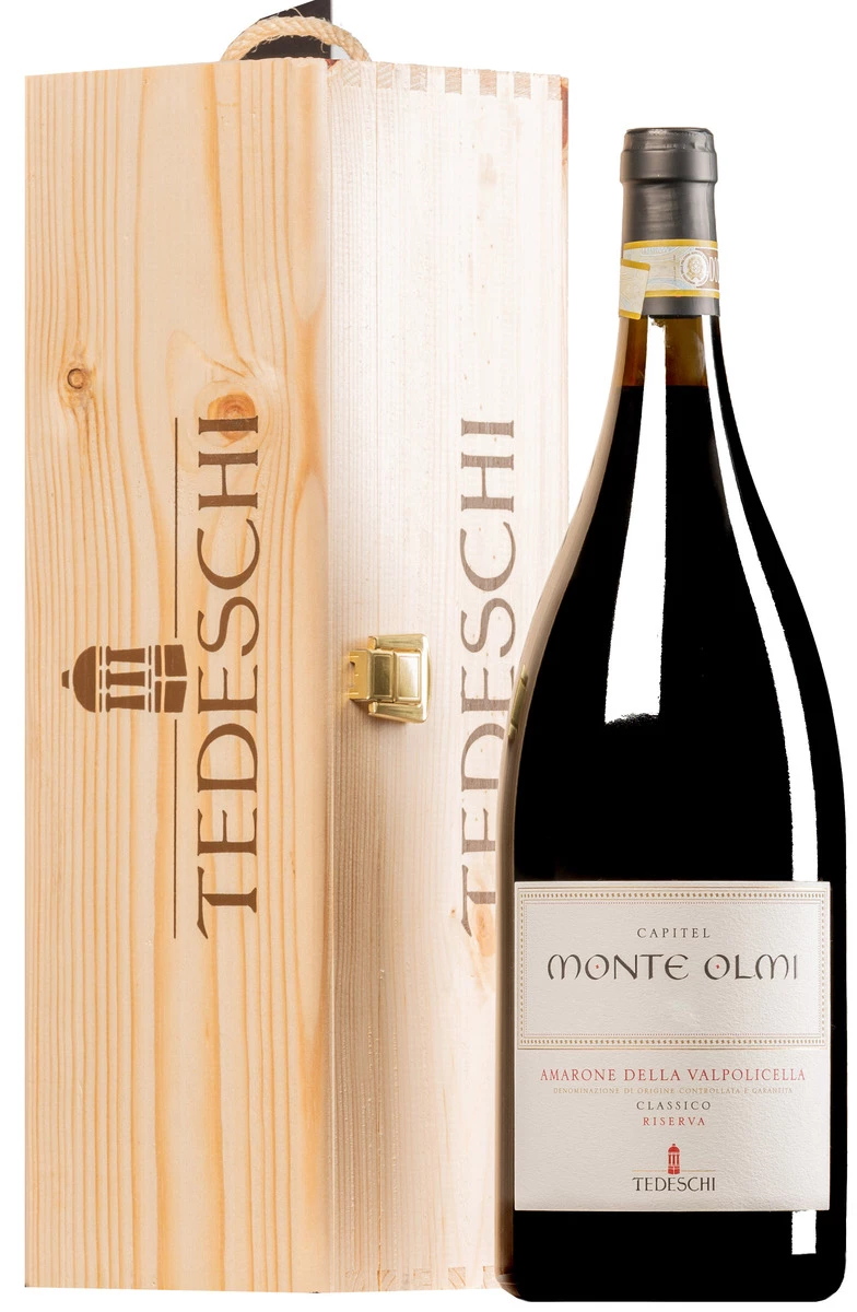 “Capitel Monte Olmi” Amarone Della Valpolicella Classico Riserva DOCG 2016 · MAGNUM In Original-Holzkiste 1 “Capitel Monte Olmi” Amarone Della Valpolicella Classico Riserva DOCG 2016 · MAGNUM In Original-Holzkiste