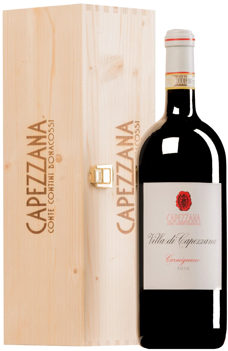 “Villa Di Capezzana” Rosso Carmignano DOCG 2019 (BIO) · MAGNUM In Original-Holzkiste 1 “Villa Di Capezzana” Rosso Carmignano DOCG 2019 (BIO) · MAGNUM In Original-Holzkiste