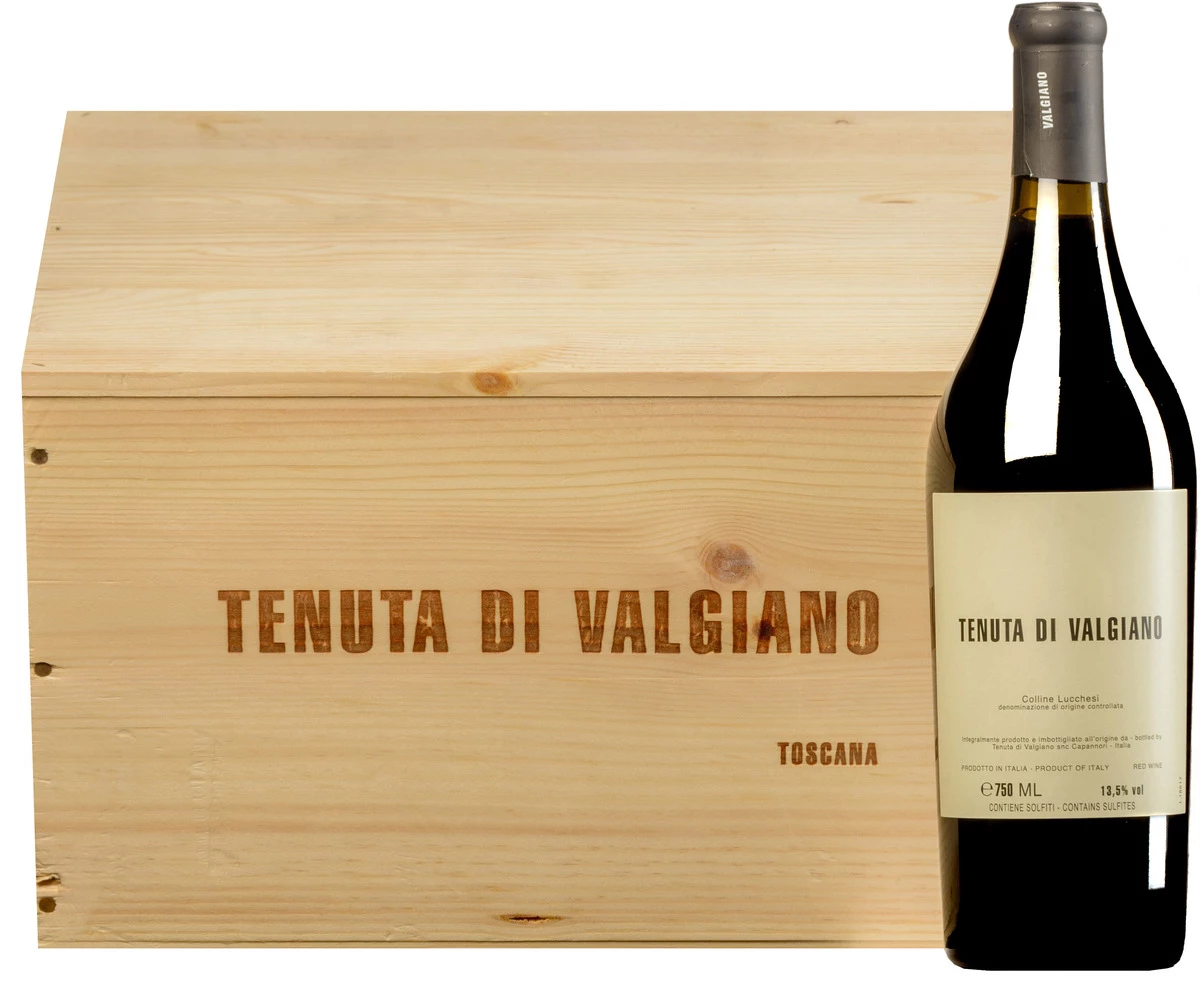 “Tenuta Di Valgiano” Rosso Colline Lucchesi DOC 2017 · 6 Flaschen In Original-Holzkiste 1 “Tenuta Di Valgiano” Rosso Colline Lucchesi DOC 2017 · 6 Flaschen In Original-Holzkiste