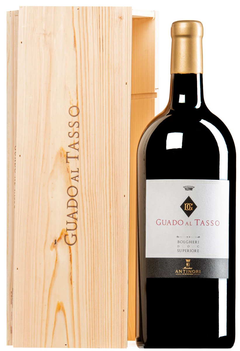 “Guado Al Tasso” Bolgheri Superiore DOC 2020 · Doppel-MAGNUM In Original-Holzkiste 1 “Guado Al Tasso” Bolgheri Superiore DOC 2020 · Doppel-MAGNUM In Original-Holzkiste