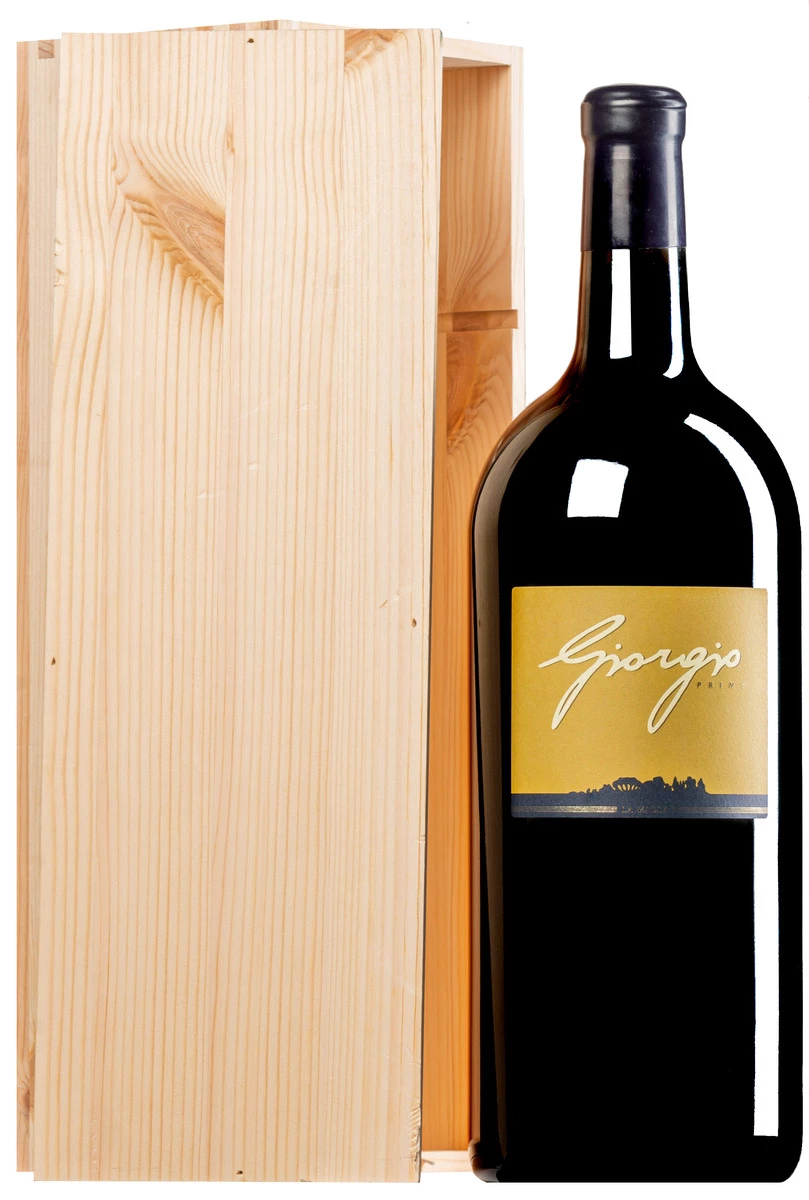 “Giorgio Primo” Rosso Toscana IGT 2018 · Doppel-MAGNUM In Original-Holzkiste 1 “Giorgio Primo” Rosso Toscana IGT 2018 · Doppel-MAGNUM In Original-Holzkiste