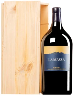 “La Massa” Rosso Toscana IGT 2019 · Doppel-MAGNUM In Original-Holzkiste