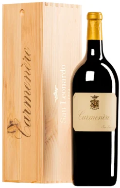 “Carménère Di San Leonardo” Rosso Dolomiti IGT 2016 · MAGNUM In Original-Holzkiste