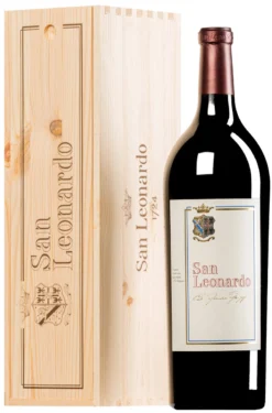 “San Leonardo” Rosso Dolomiti IGT 2018 · MAGNUM In Original-Holzkiste