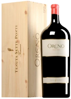 “Oreno 20 Anni” Rosso Toscana IGT 2019 · BALTHAZAR 12 Liter In Original-Holzkiste