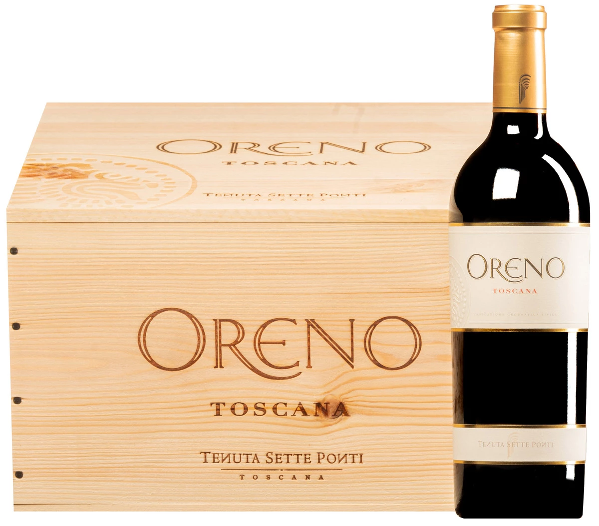 “Oreno” Rosso Toscana IGT 2020 (BIO) · 6 Flaschen In Original-Holzkiste 1 “Oreno” Rosso Toscana IGT 2020 (BIO) · 6 Flaschen In Original-Holzkiste