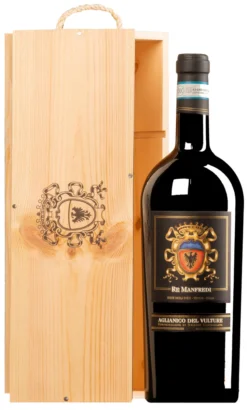 “Re Manfredi” Aglianico Del Vulture DOC 2017 · MAGNUM In Original-Holzkiste