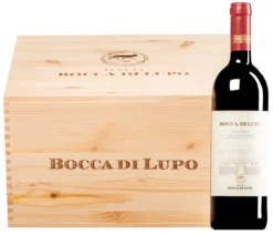 “Bocca Di Lupo” Aglianico Castel Del Monte DOC 2018 (BIO) · 6 Flaschen In Original-Holzkiste