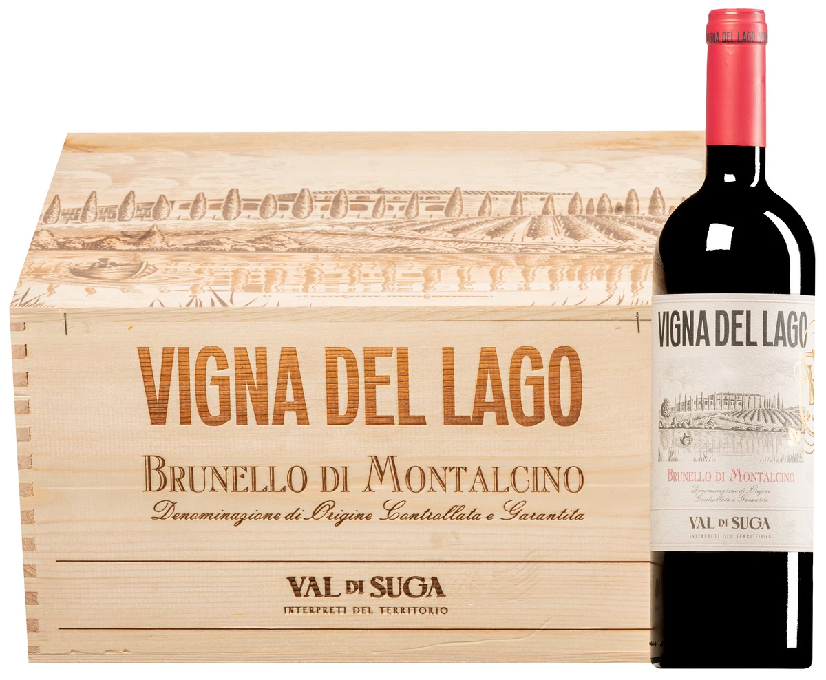 Brunello Di Montalcino “Vigna Del Lago” DOCG 2018 · 6 Flaschen In Original-Holzkiste 1 Brunello Di Montalcino “Vigna Del Lago” DOCG 2018 · 6 Flaschen In Original-Holzkiste