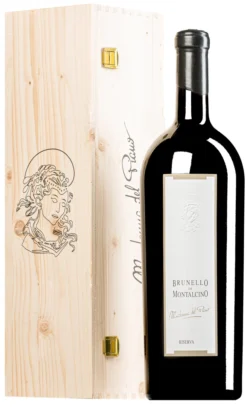 Brunello Di Montalcino “Madonna Del Piano” Riserva DOCG 2015 · Doppel-MAGNUM In Original-Holzkiste
