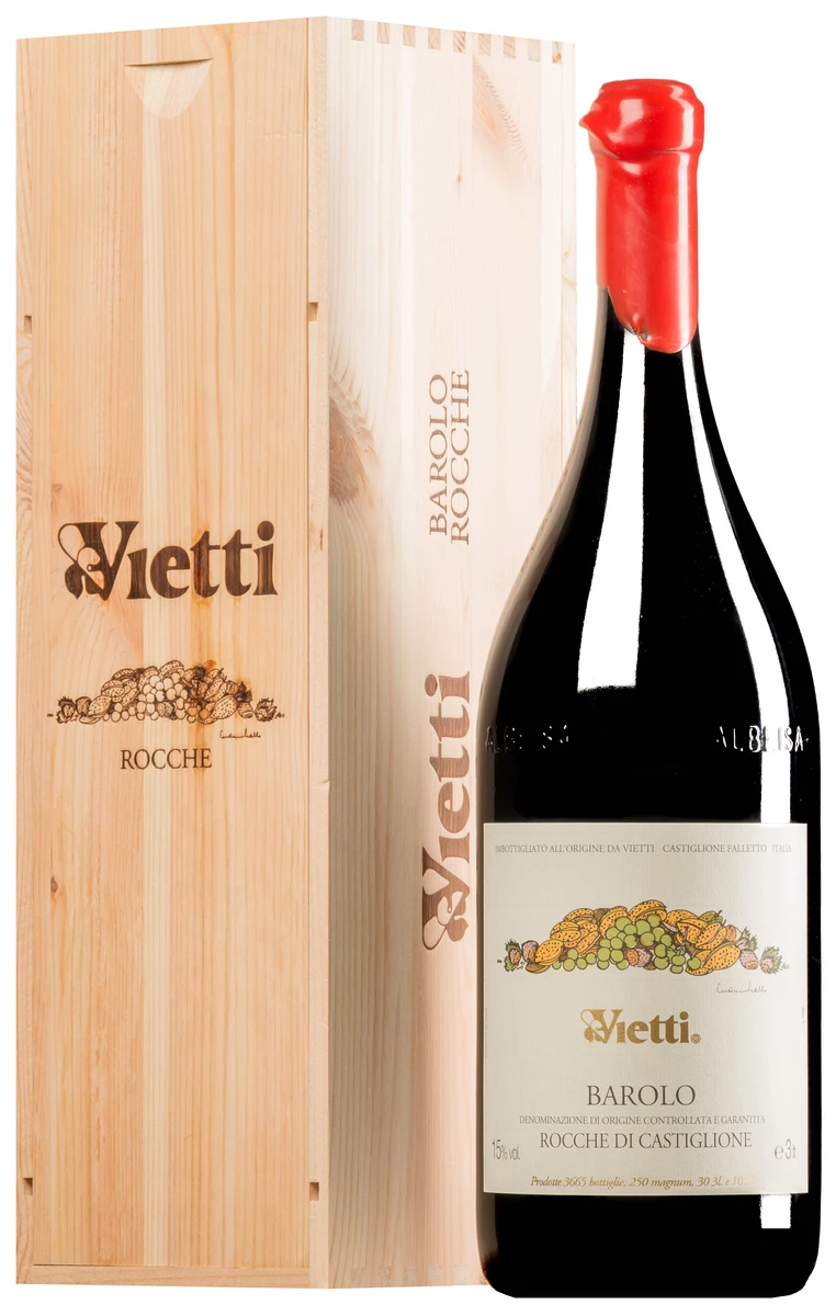 Barolo Rocche Di Castiglione DOCG 2019 (BIO) · Doppel-MAGNUM In Original-Holzkiste 1 Barolo Rocche Di Castiglione DOCG 2019 (BIO) · Doppel-MAGNUM In Original-Holzkiste